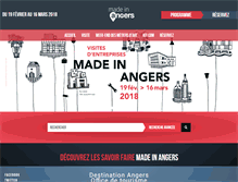Tablet Screenshot of madeinangers.fr